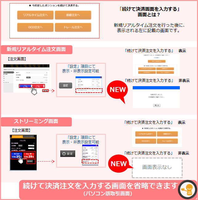 続けて決済注文画面省略