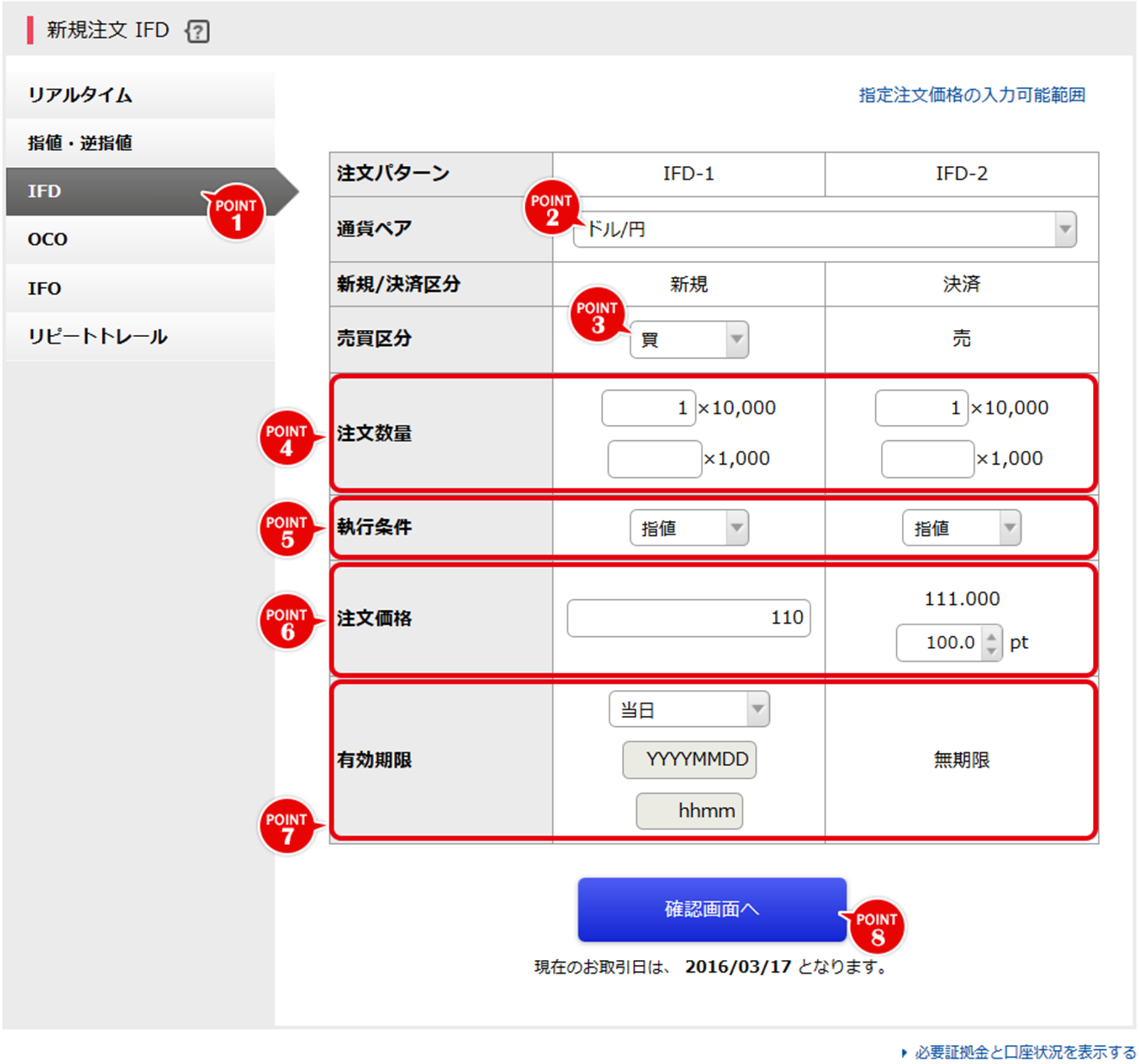 新規注文（IFD）│FX・外国為替「外貨ex」｜GMO外貨