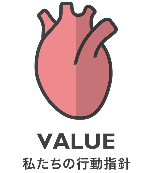 VALUE 私たちの行動指針